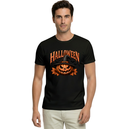 AYNU Men's Halloween Pumpkin Graphic T-Shirt