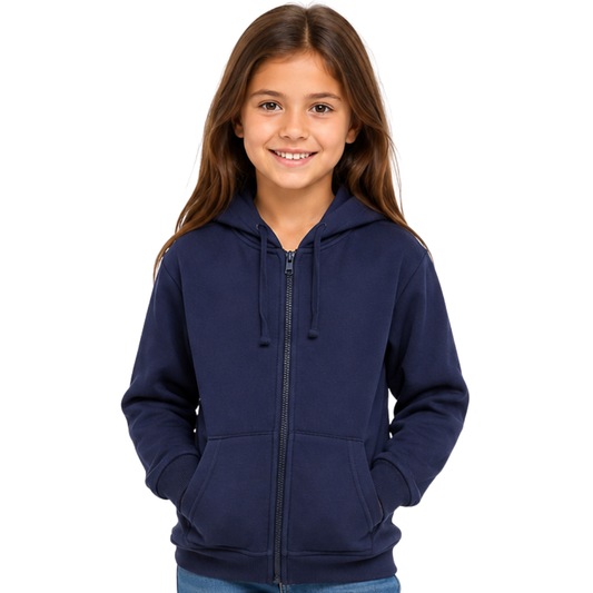 Girls' Fleece Zip Hoodie